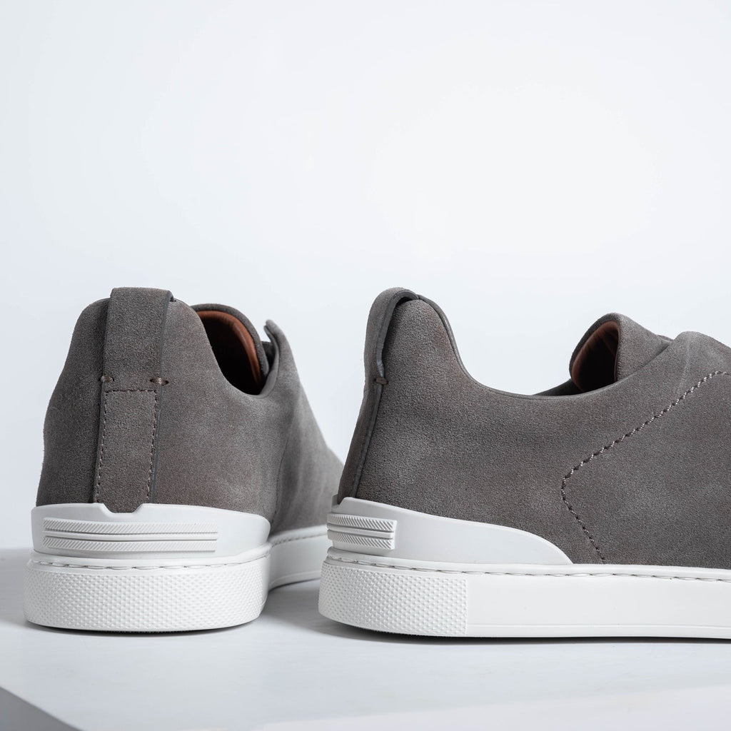 Zegna SECONDSKIN Triple Stitch Low-Top Sneakers