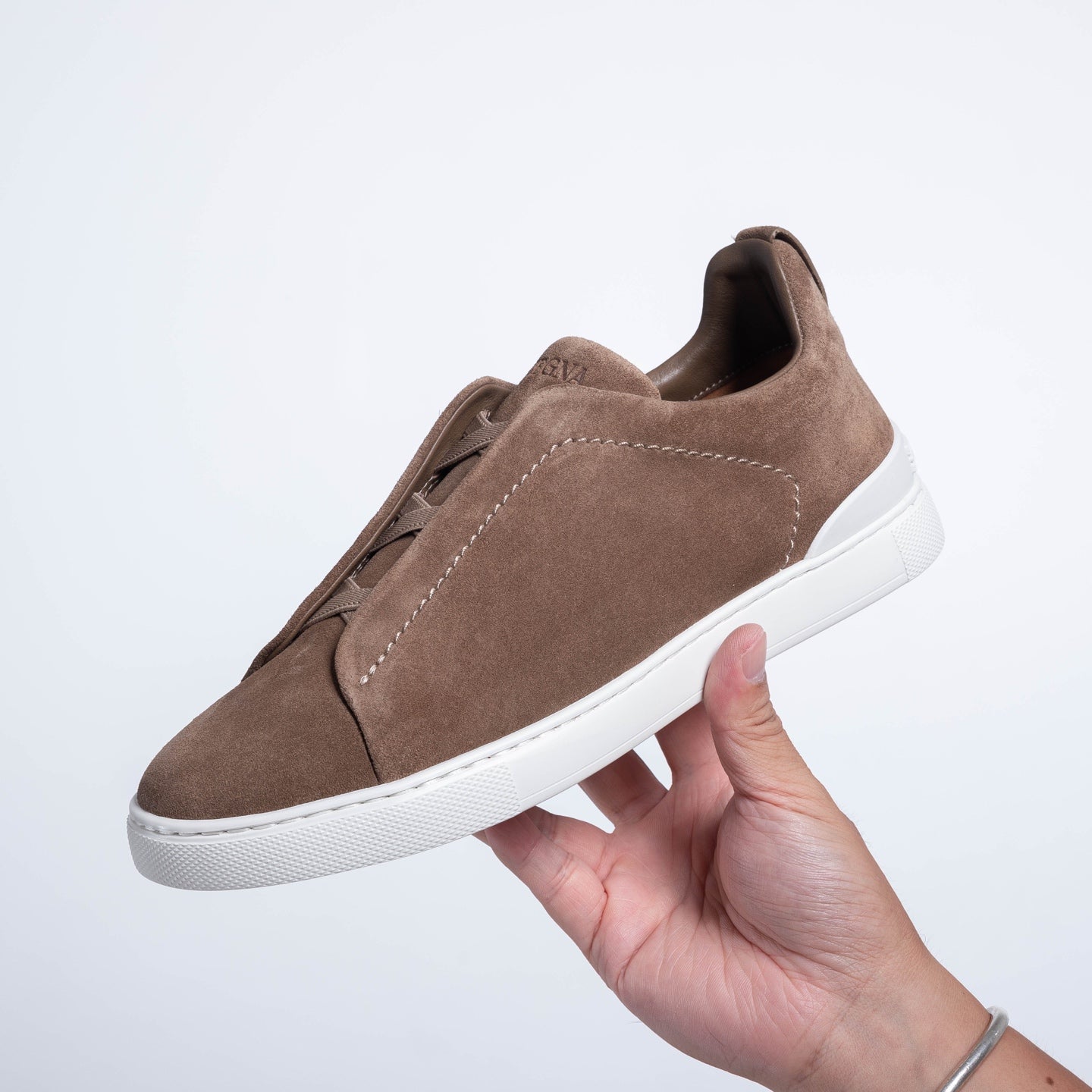 Zegna SECONDSKIN Triple Stitch Low-Top Sneakers