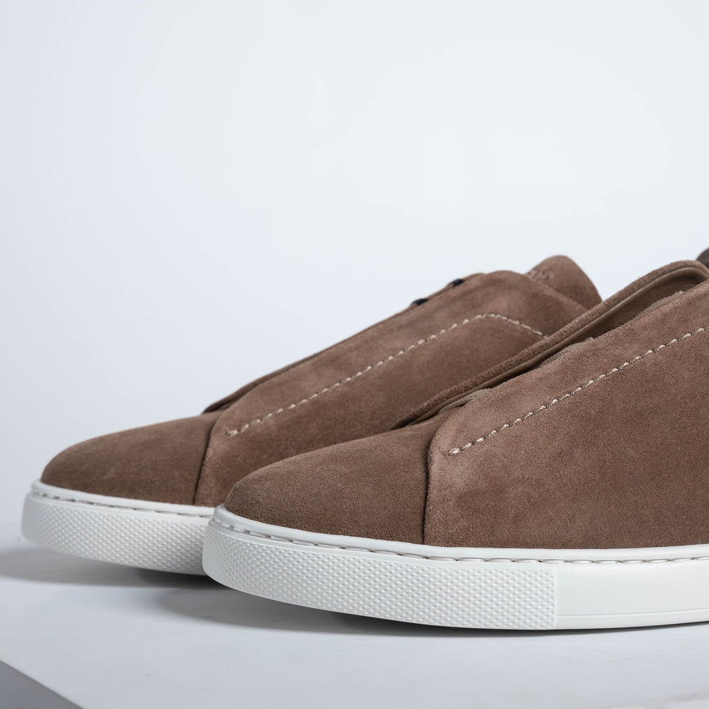 Zegna SECONDSKIN Triple Stitch Low-Top Sneakers