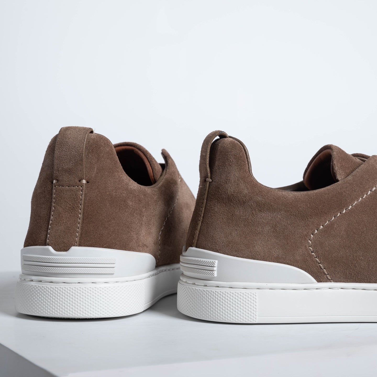 Zegna SECONDSKIN Triple Stitch Low-Top Sneakers