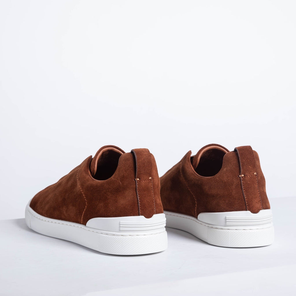 Zegna SECONDSKIN Triple Stitch Low-Top Sneakers