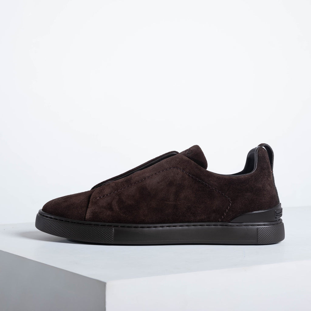 Zegna SECONDSKIN Triple Stitch Low-Top Sneakers