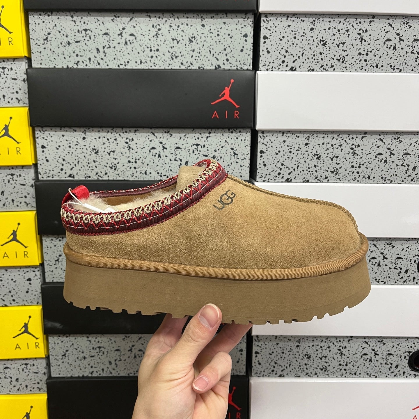 UGG Thick-Soled Low-Cut Fur Snow Boots