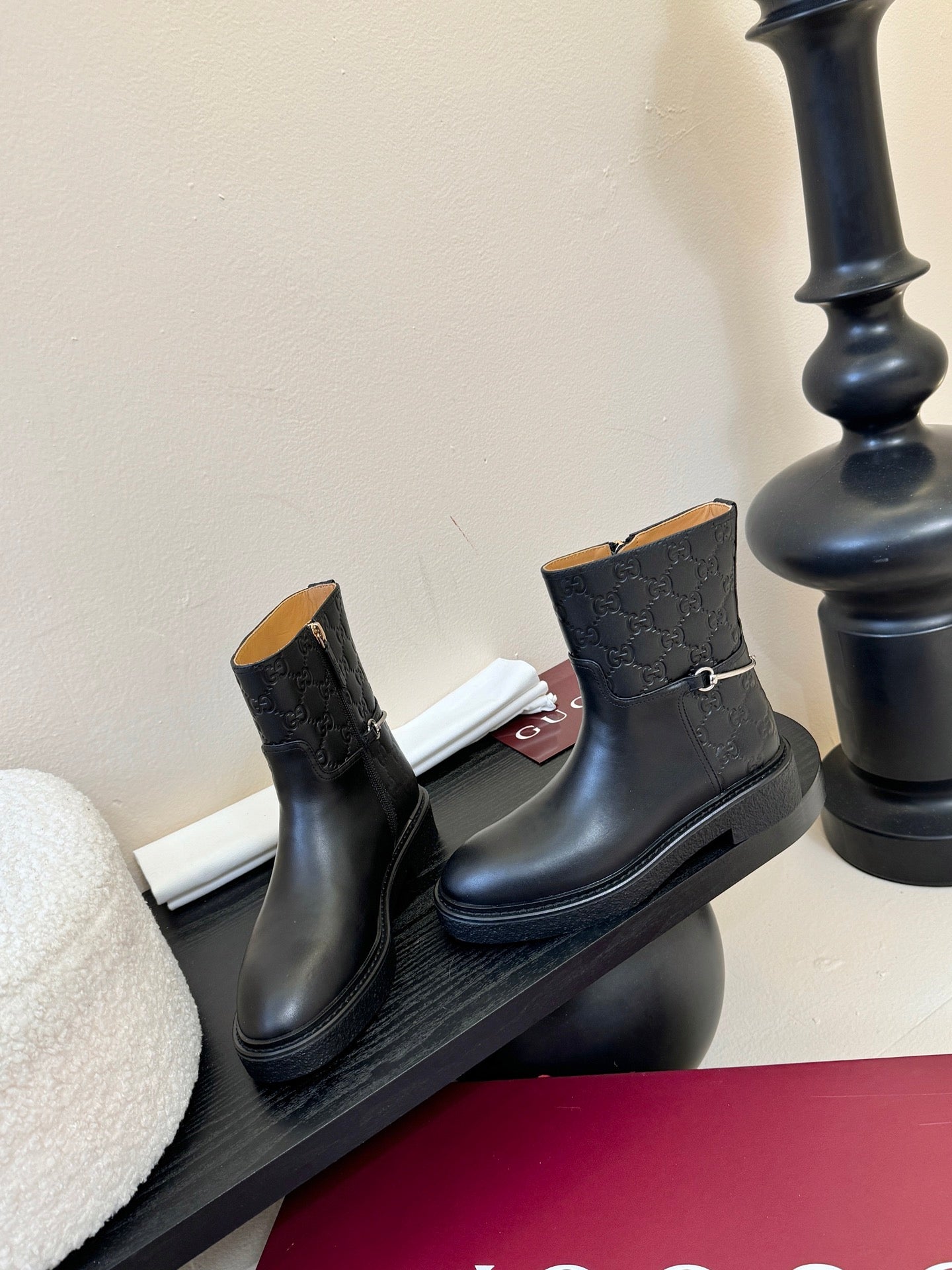 Gucci Runway Suede Boots