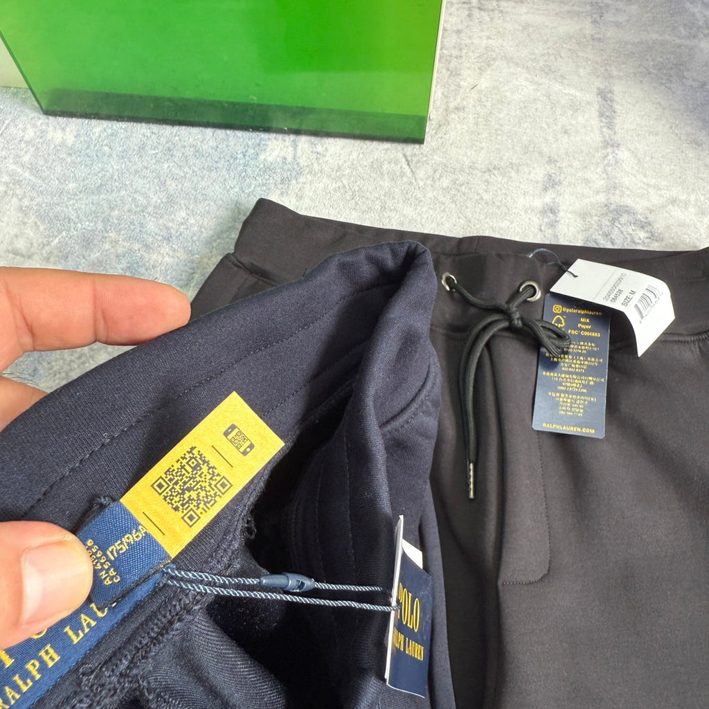 Ralph Lauren Classic Double-Sided Knit Jogger Pants