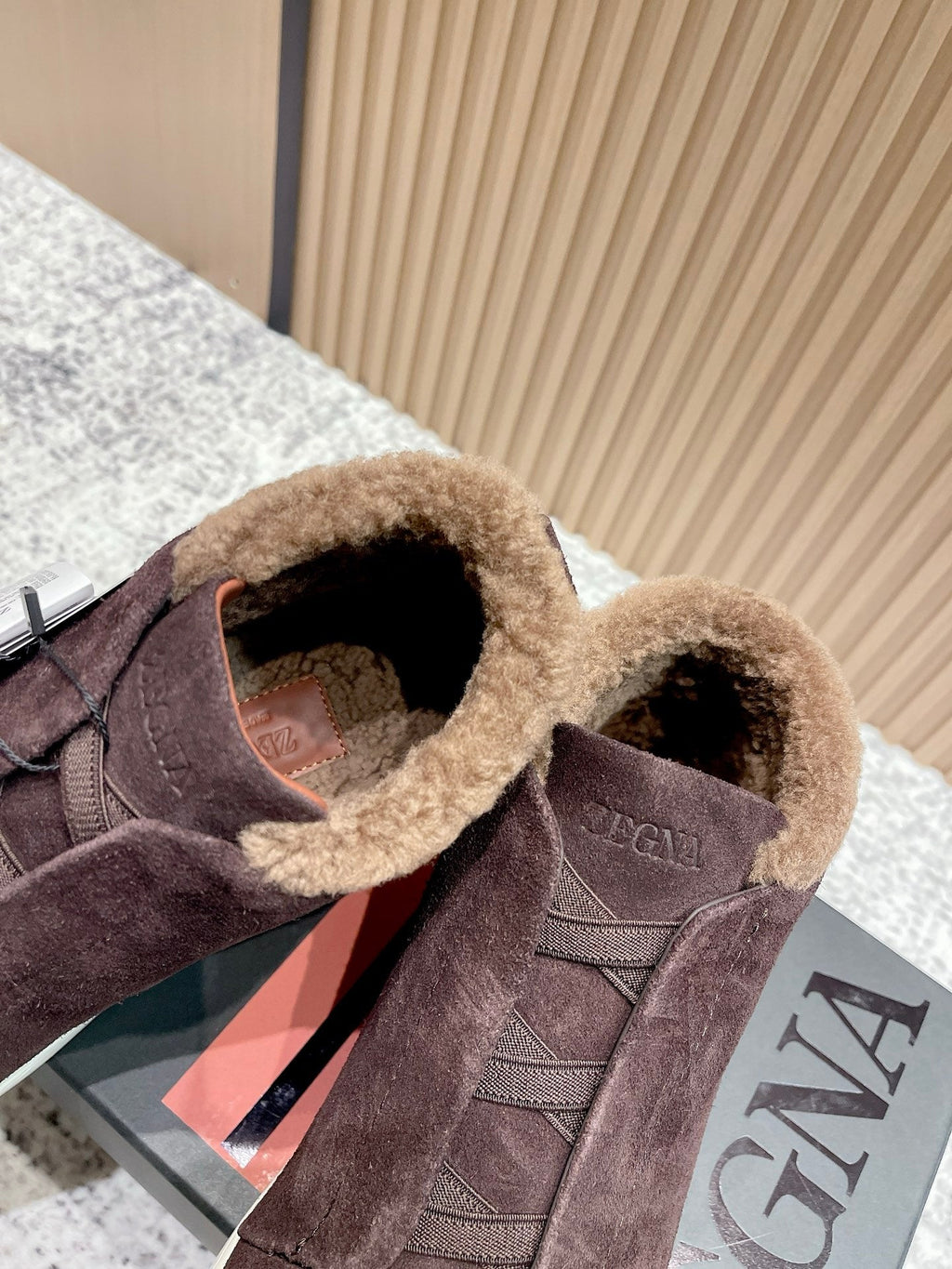 Zegna Triple Stitch High-Top Casual Shoes – 2025SS