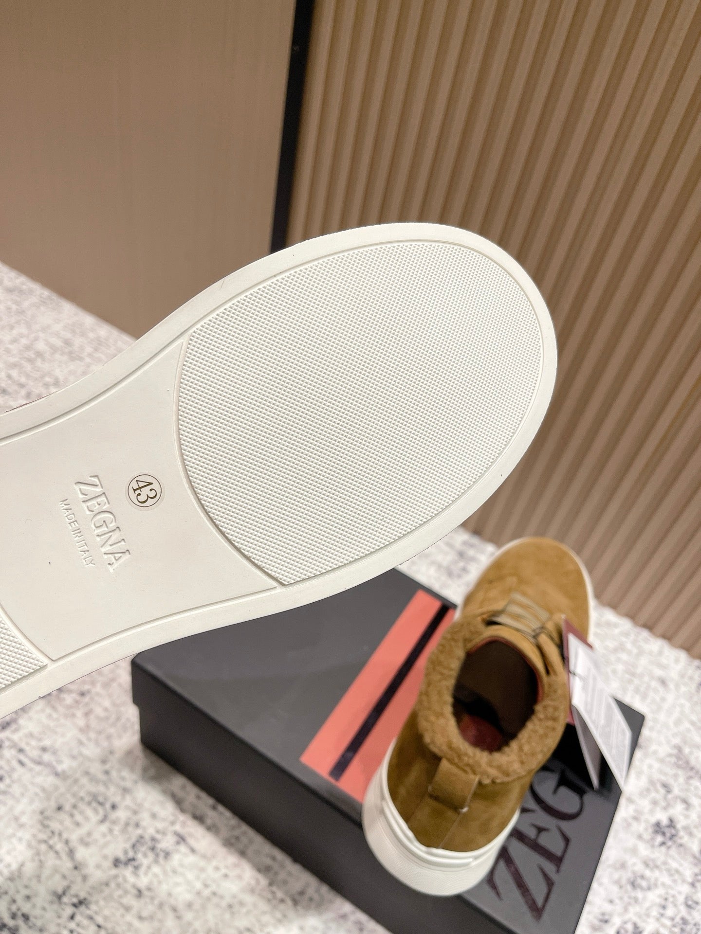 Zegna Triple Stitch High-Top Casual Shoes – 2025SS