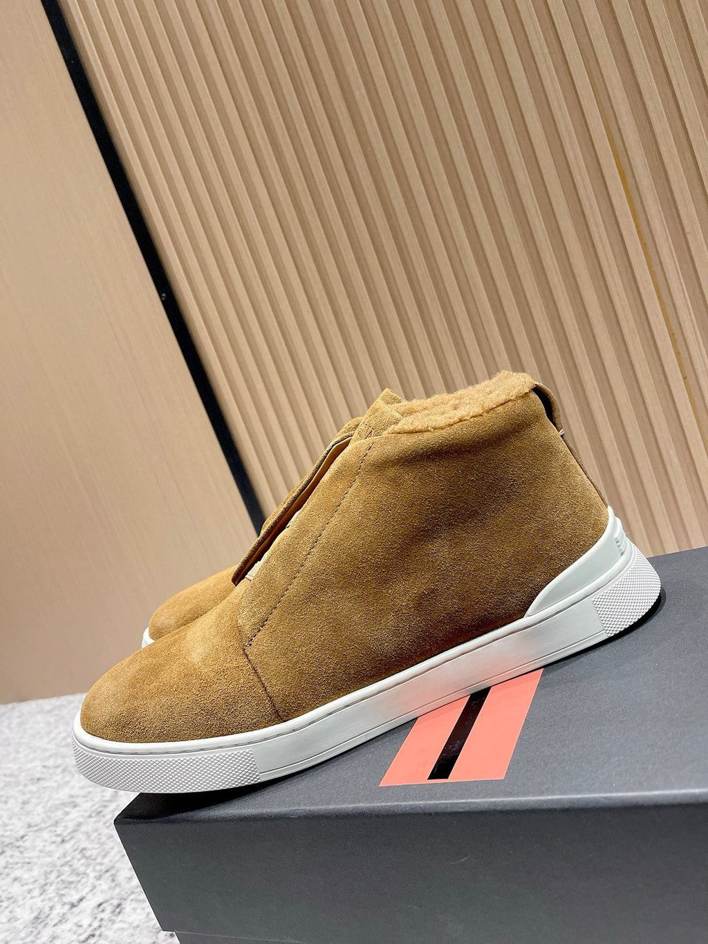 Zegna Triple Stitch High-Top Casual Shoes – 2025SS