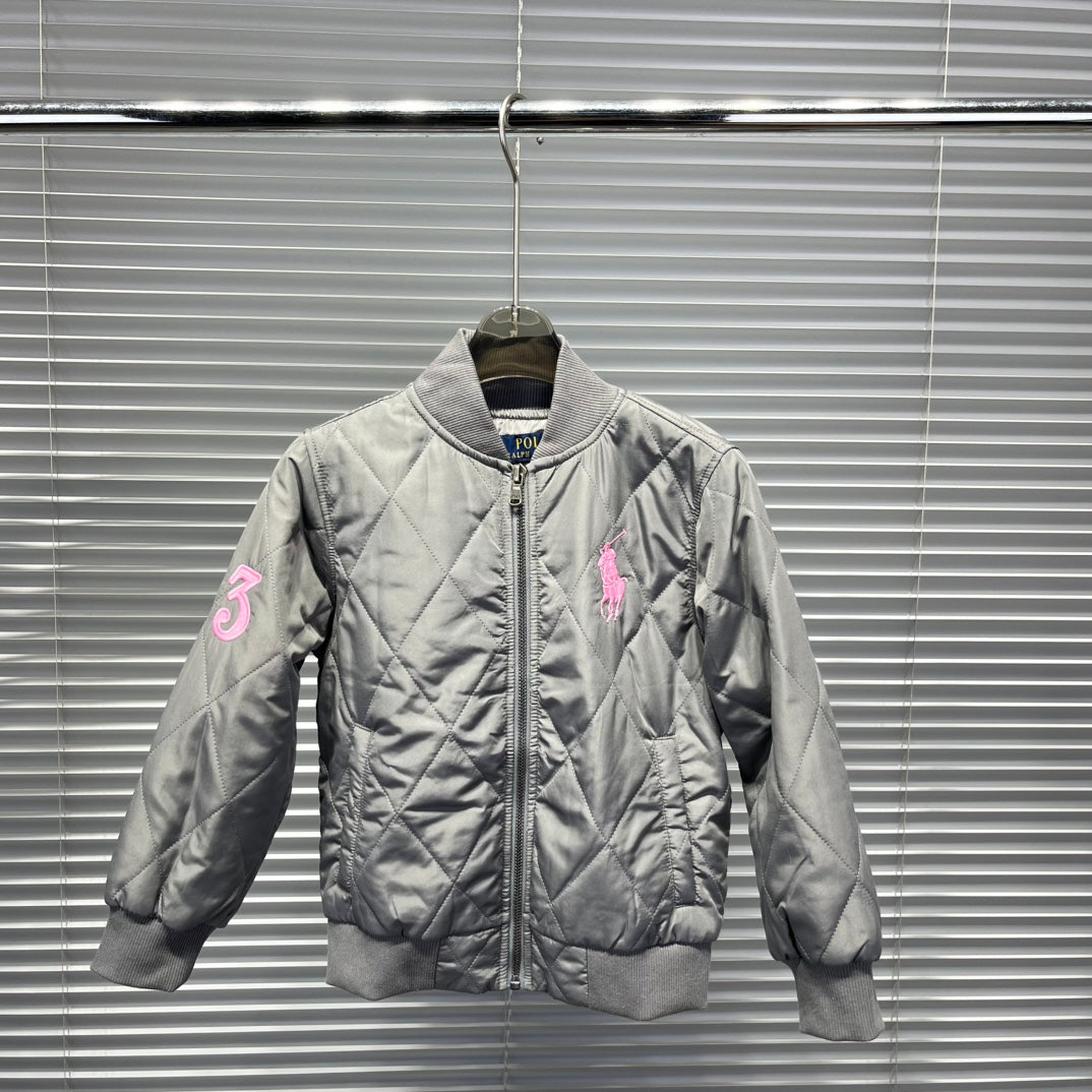 Ralph Lauren Embroidered Pony Puffer Jacket