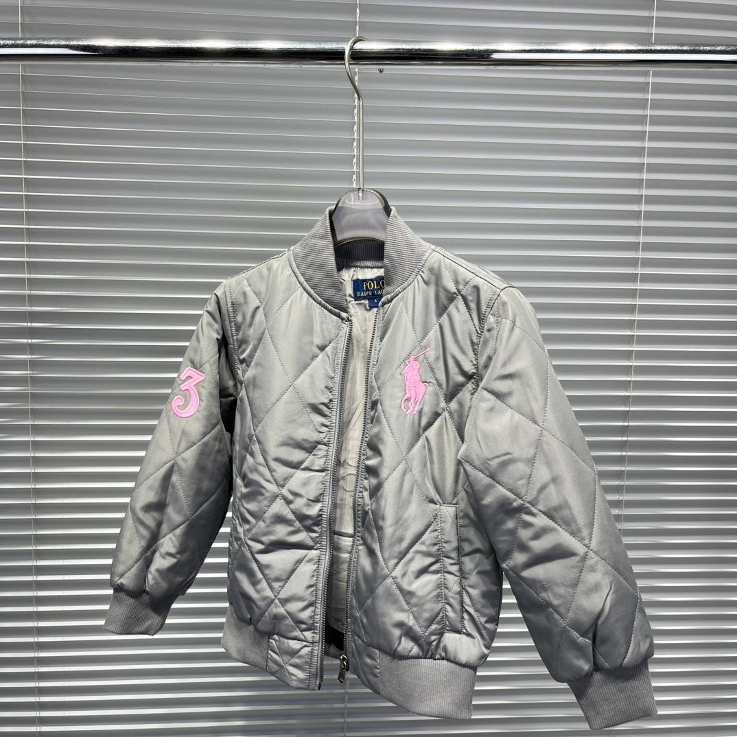 Ralph Lauren Embroidered Pony Puffer Jacket