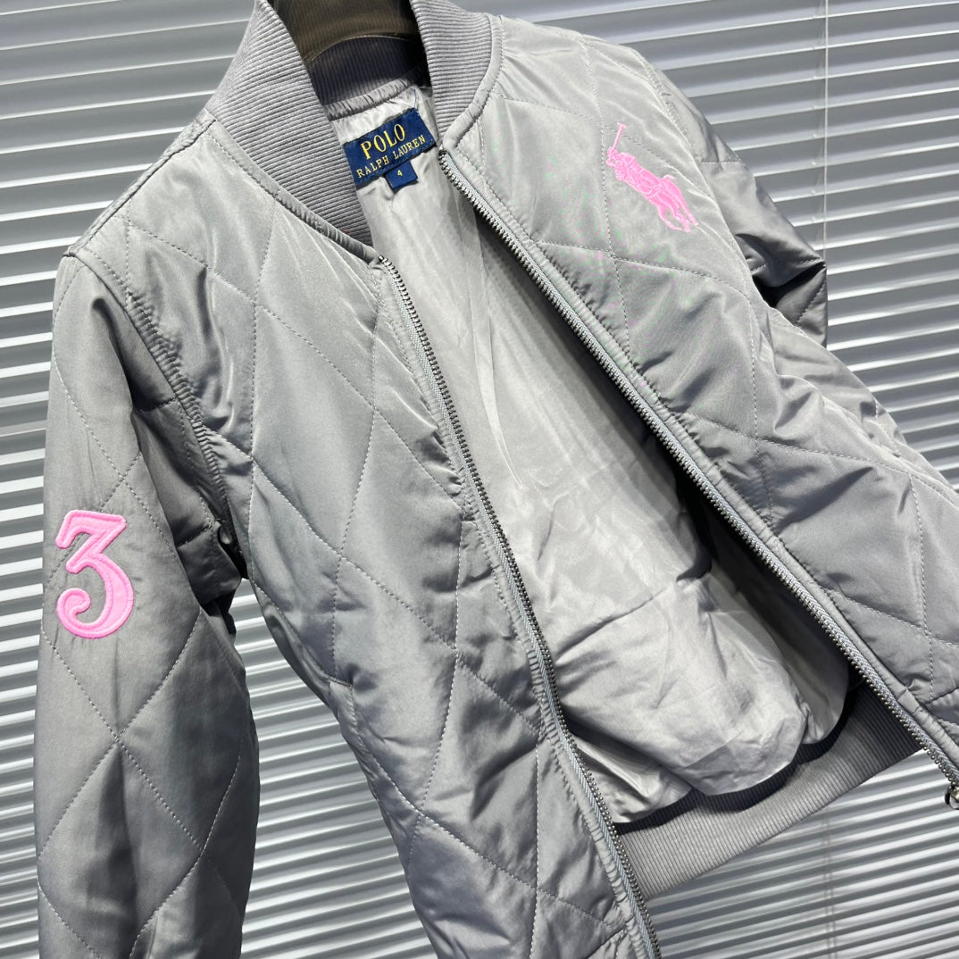 Ralph Lauren Embroidered Pony Puffer Jacket