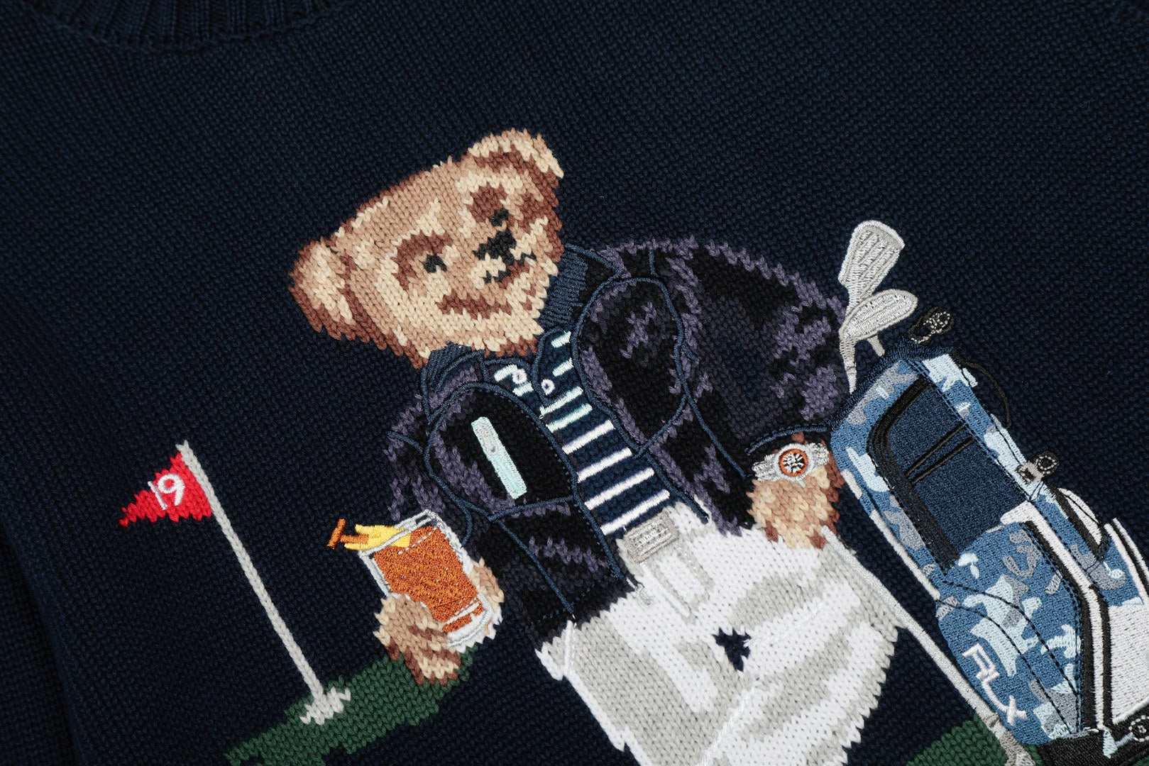 Ralph Lauren Bear Golf Knitted Sweater – Autumn/Winter Collection