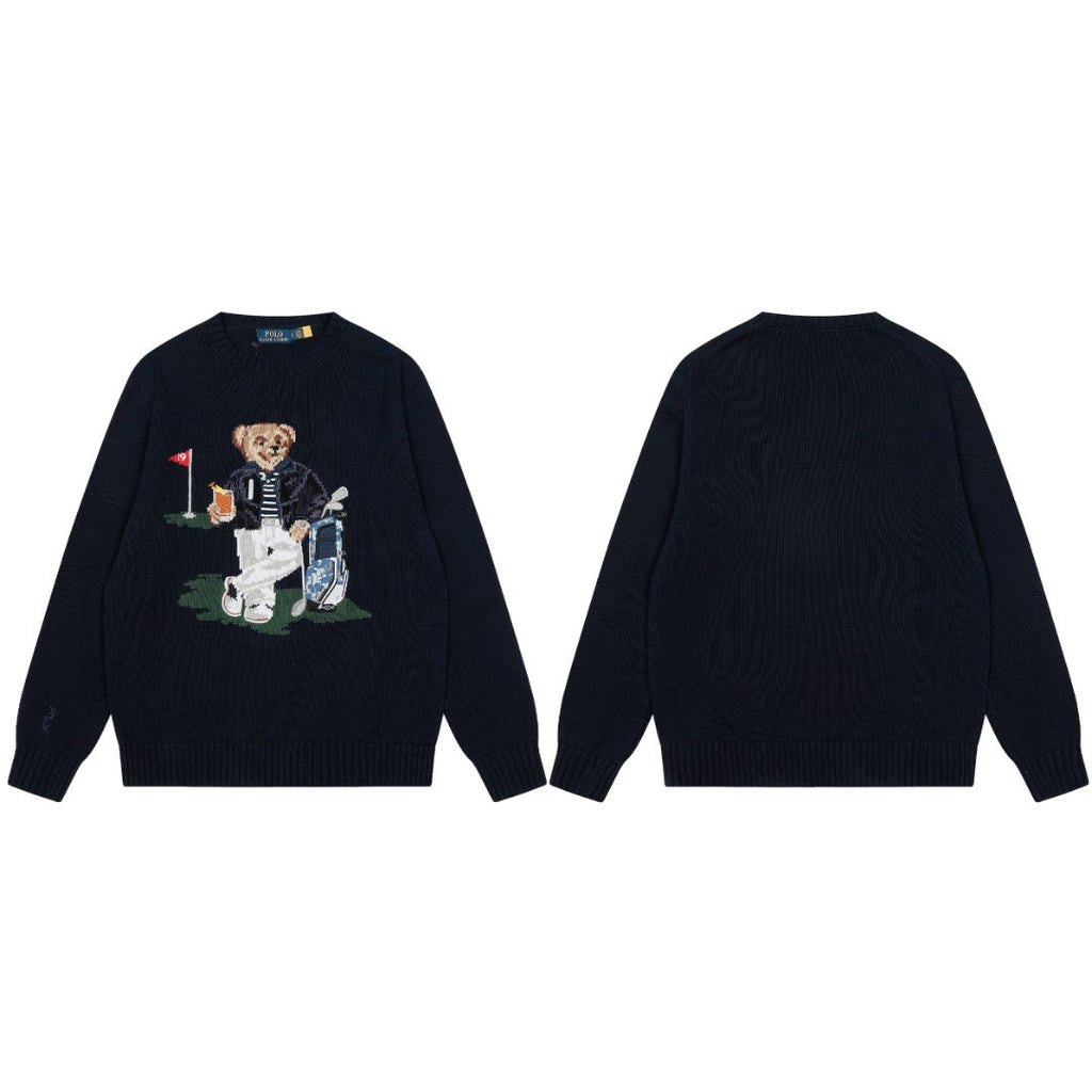 Ralph Lauren Bear Golf Knitted Sweater – Autumn/Winter Collection