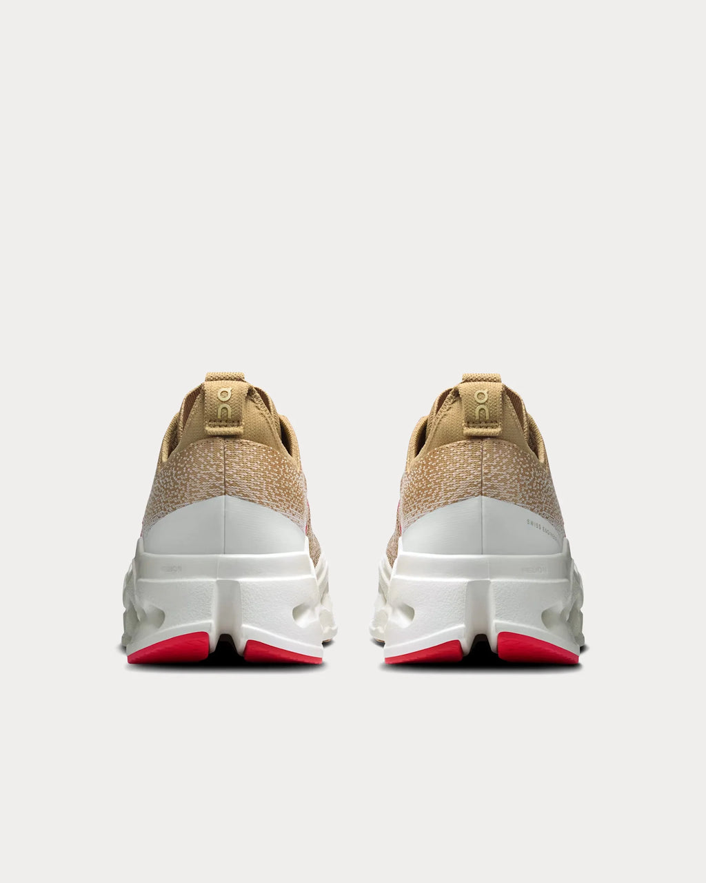 On 鈥�Cloudsurfer Max 鈥榊ear of the Horse鈥�Chai / Ivory Running Shoes