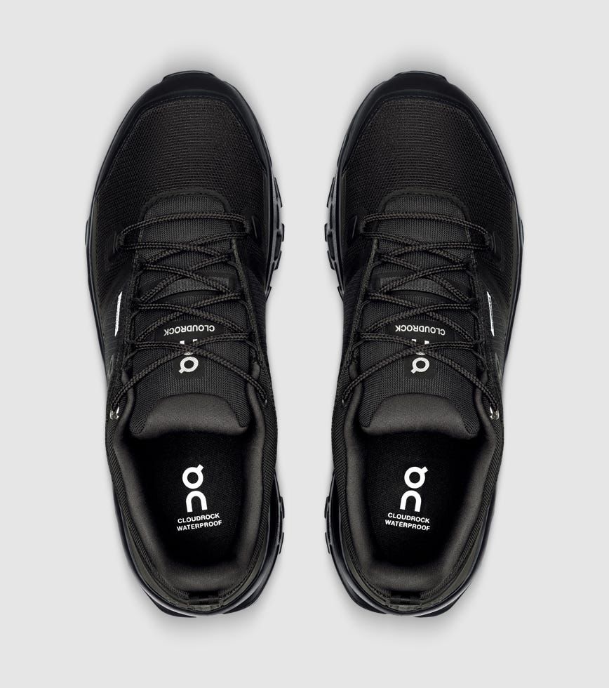 ON Cloudrock Low Waterproof 鈥�Black